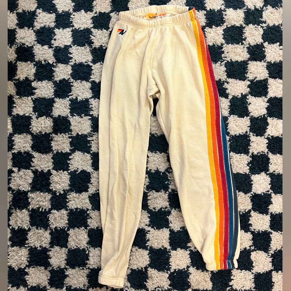 Aviator Nation 5 stripe sweatpants